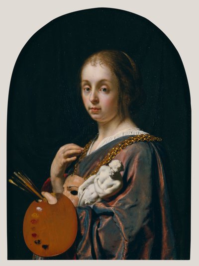 Pictura (An Allegory of Painting) by Frans van Mieris